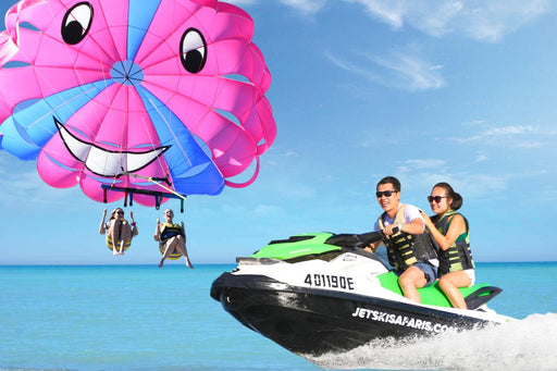 Tandem Parasail & 30 Min Jetski Safari - For 2 - We Wander